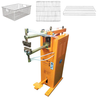 Un buon prezzo. Macchine di saldatura a punti a piccole pedali tipo Wire Rack Shelf Mesh Row Resistance in linea