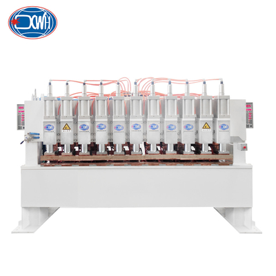 Un buon prezzo. Macchina di saldatura automatica a punti multipli della testa per bordi di porte galvanizzate in linea
