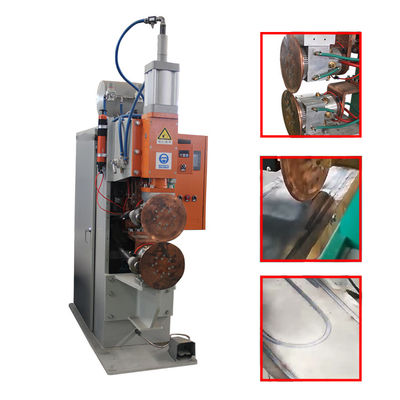 Un buon prezzo. Macchina lunga automatica della saldatura continua dei semi, saldatore della cucitura di resistenza 2500W in linea