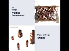Elettrodi di rame a saldatura a punti da 28 mm, ugello di saldatura a punti ad alta durezza