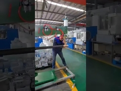 The assembly line for the seam welder