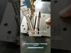 The stainless workpiece's welding of laser welder