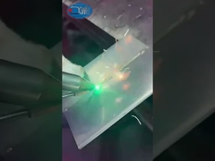 Welding the 5mm aluminum sheet with the 2000W laser welder