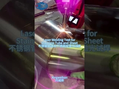 Macchina 1000W 1500W della saldatura a laser del manuale del tubo di acciaio inossidabile piccola