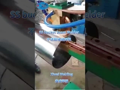 Saldatura di un secchio in acciaio inossidabile da 1+1 mm con saldatore a cucitura