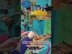 Saldature di filo di legno e terminale di rame con macchina di saldatura a punti fissi