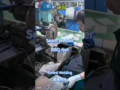 Saldatura di reti da barbecue con saldatrice a cuciture