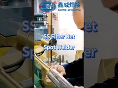 Saldatura di reti filtranti in acciaio inossidabile con saldatura a punto razionale