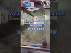 Saldatura della lamiera di alluminio con saldatore laser