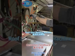 Saldatura di porte metalliche con macchina di saldatura a copertura