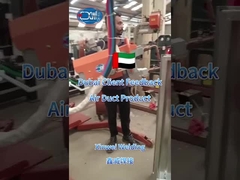 Saldatura di condotti d'aria con macchina di saldatura a punto a sospensione