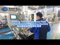 Piatta base di frenatura per autoveicoli in acciaio al carbonio saldato